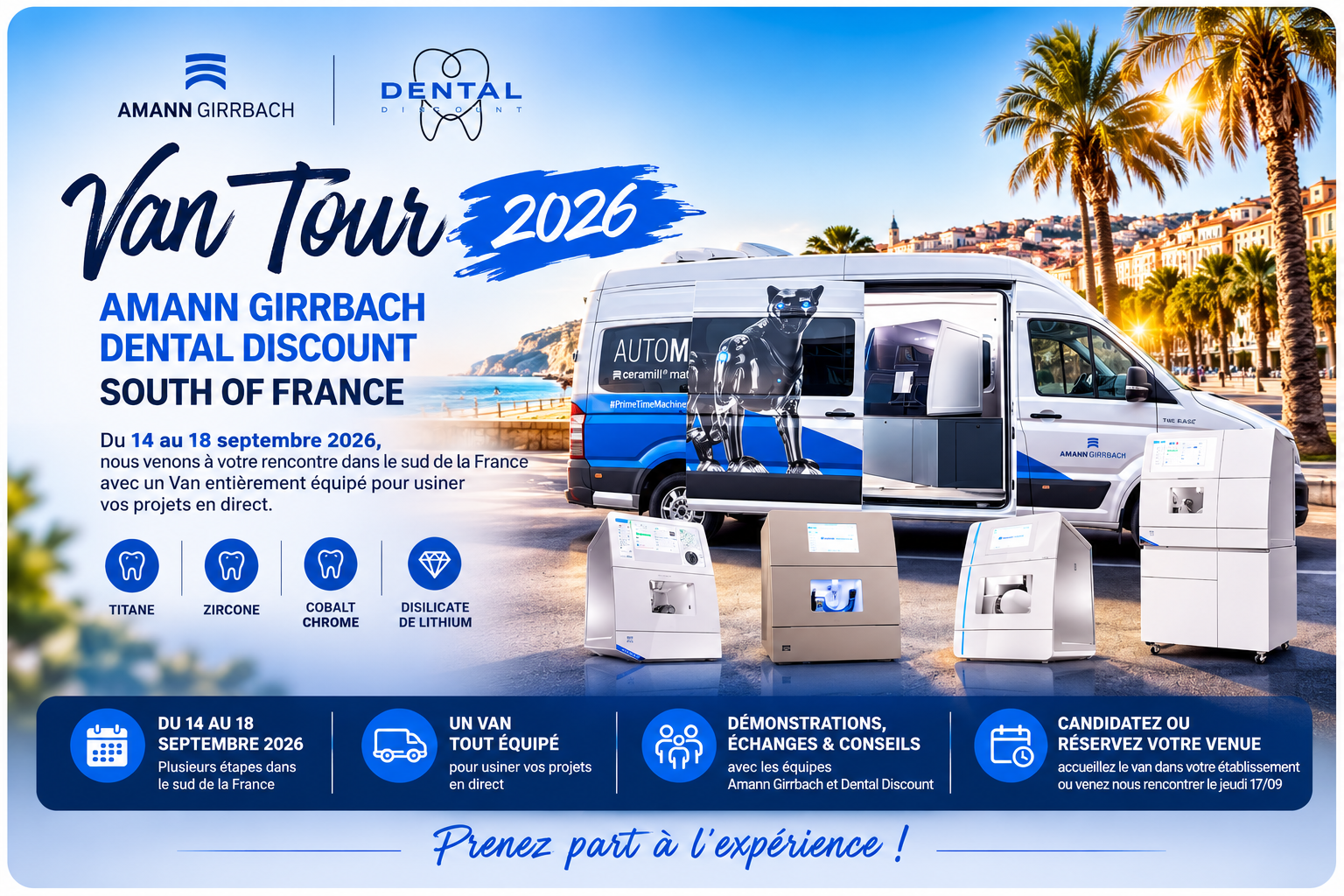 Amman Girrbach et Dental Discount Van Tour 2026