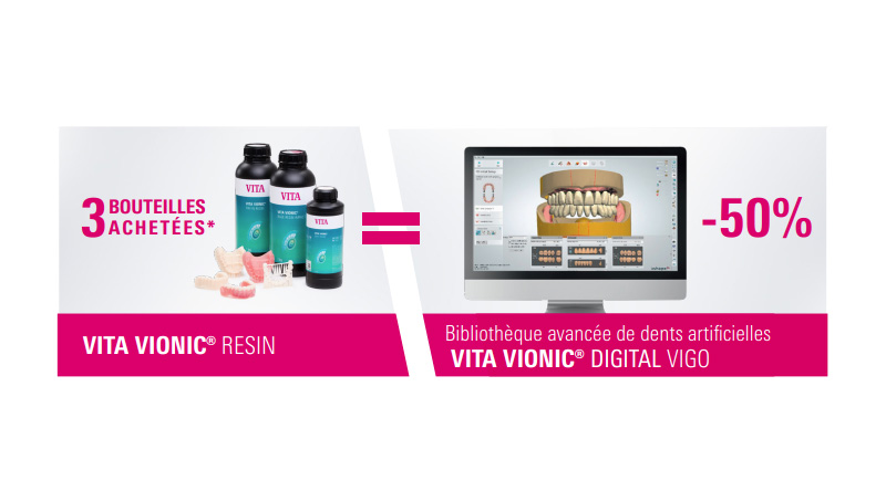 VITA VIONIC® RESIN / Bibliotèque de dents artificielles VITA VIONIC® DIGITAL VIGO