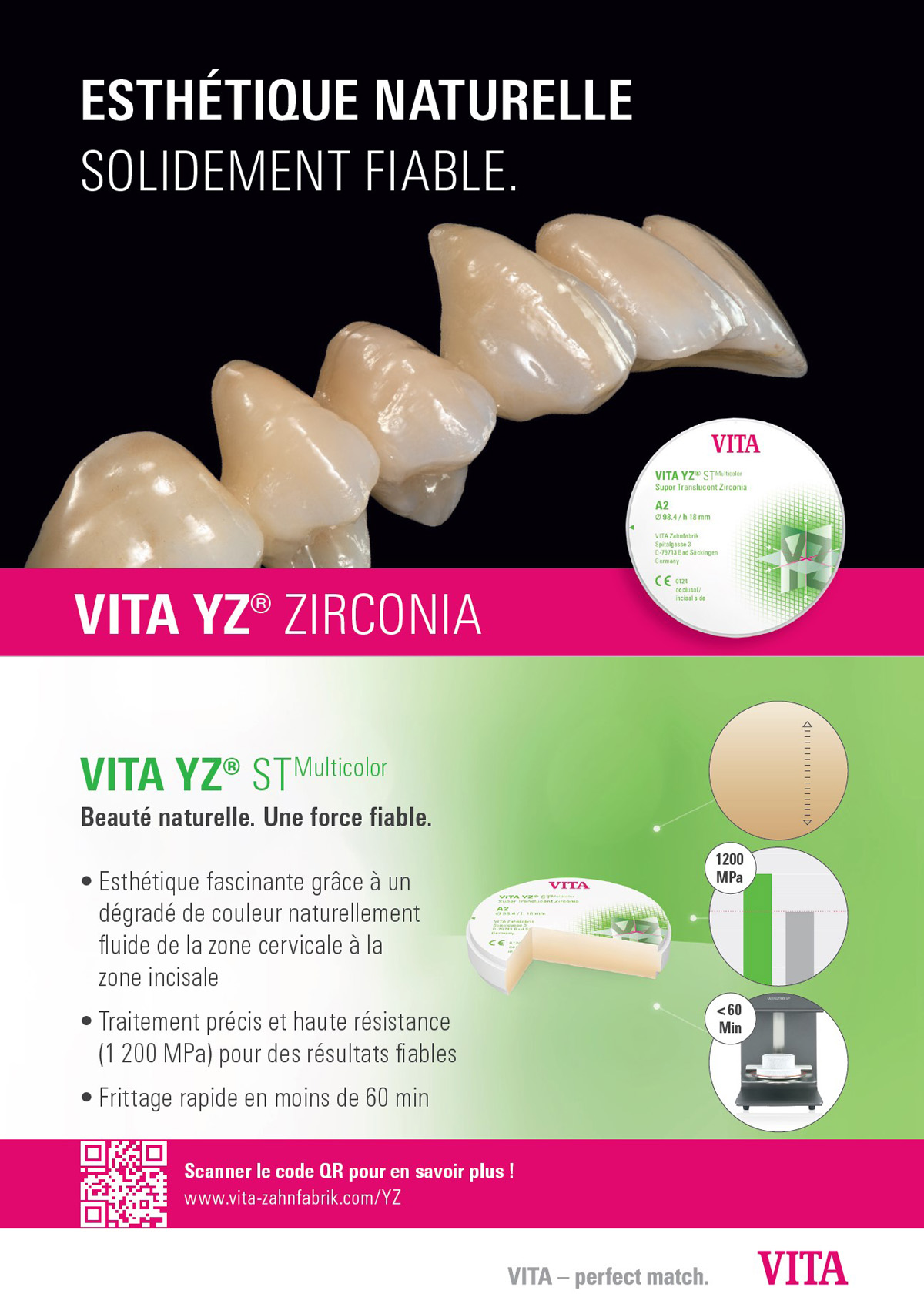 Découvrez les disques zircone de VITA sur notre site YZ Solutions